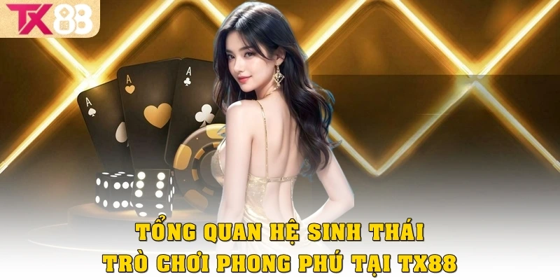 Tổng quan hệ sinh thái trò chơi phong phú tại TX88