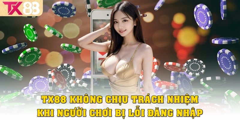 TX88 không chịu trách nhiệm khi người chơi bị lỗi đăng nhập